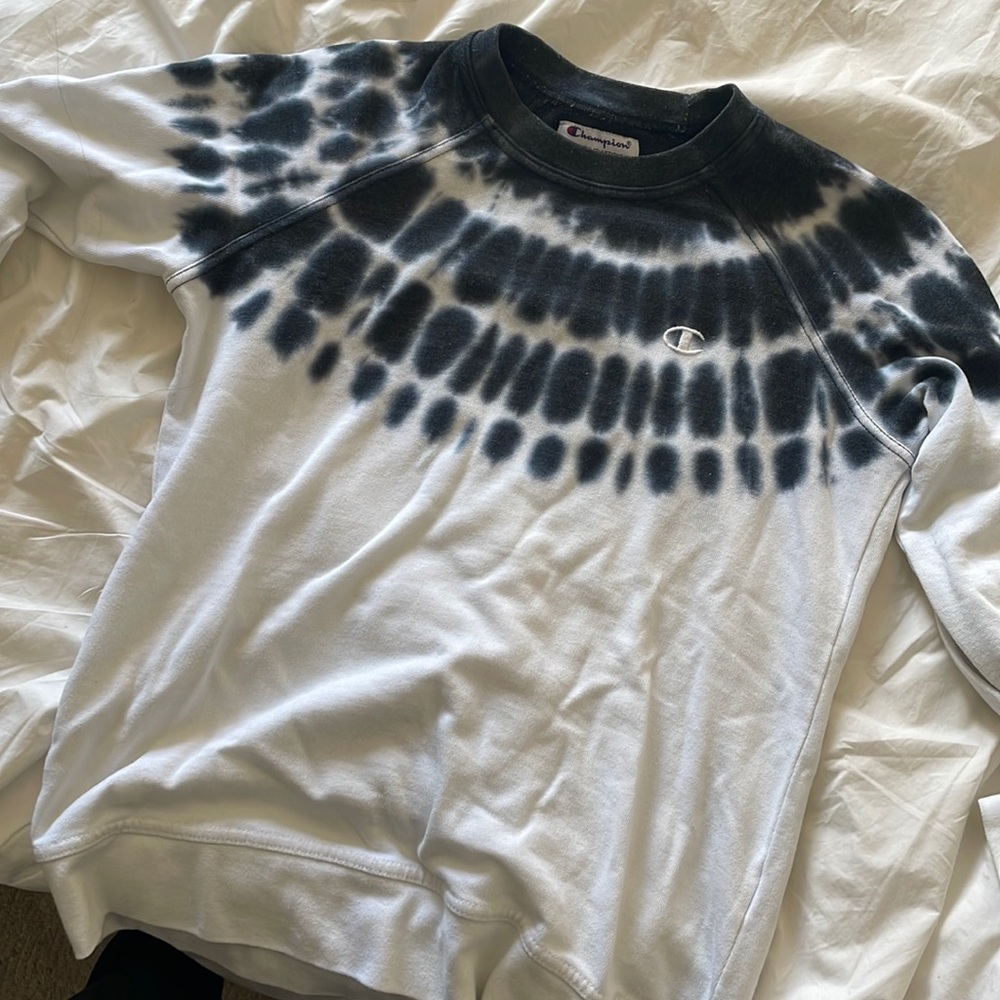 Champion tie dye crew neck
